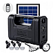 Kit solar GD Lite 1 dotat cu dispozitive USB cu 3 becuri LED si acumulator de mare capacitate