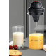 Spumator de lapte functioneaza cu baterii usor de utilizat 450 ml sticla negru/transparent Spumator de lapte functioneaza cu baterii usor de utilizat 450 ml sticla negru/transparent