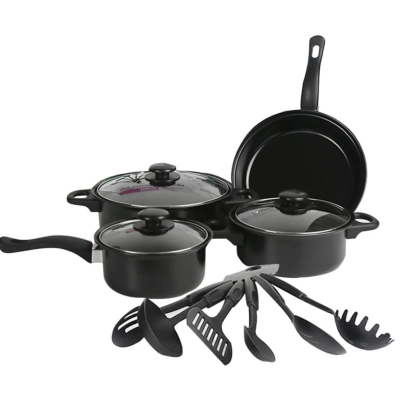 Set oale si ustensile bucatarie pentru gatit 13 piese Set oale si ustensile bucatarie pentru gatit 13 piese