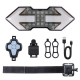 Set semnalizator bicicleta HYD 040 cu incarcare USB si telecomanda