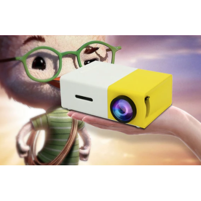 Videoproiector LED mini portabil YG300 de 400 / 600 LM 1080P Full Hd Videoproiector LED mini portabil YG300 de 400 / 600 LM 1080P Full Hd