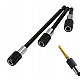 Set 3 prelungitoare pentru surubelnita 60mm 100mm 150mm negru Set 3 prelungitoare pentru surubelnita 60mm 100mm 150mm negru