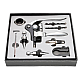 Set premium accesorii profesionale pentru vin in cutie de lemn 9 elemente kitul somelierului Set premium accesorii profesionale pentru vin in cutie de lemn 9 elemente kitul somelierului