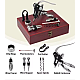Set premium accesorii profesionale pentru vin in cutie de lemn 9 elemente kitul somelierului Set premium accesorii profesionale pentru vin in cutie de lemn 9 elemente kitul somelierului