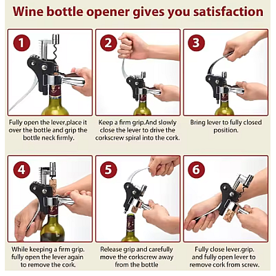 Set premium accesorii profesionale pentru vin in cutie de lemn 9 elemente kitul somelierului Set premium accesorii profesionale pentru vin in cutie de lemn 9 elemente kitul somelierului