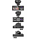Camera Auto Dvr de Bord Full Hd 1080p Camp Vizual Ultra Larg de 170 grade Ecran Lcd 3 Lentile Camera Auto Dvr de Bord Full Hd 1080p Camp Vizual Ultra Larg de 170 grade Ecran Lcd 3 Lentile