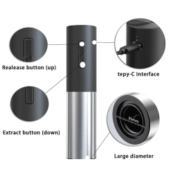 Set Tirbuson Electric 4 in 1 reincarcabil alimentare USB Set Tirbuson Electric 4 in 1 reincarcabil alimentare USB