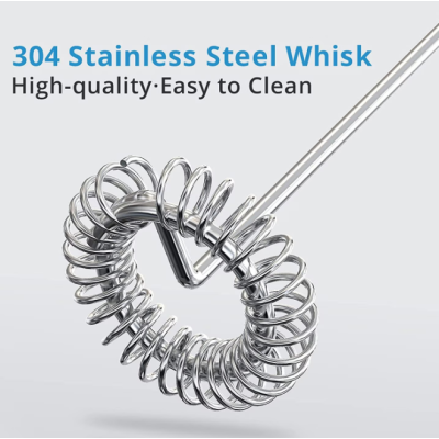 Mixer spuma de lapte negru cu stand vertical ideal pentru cappuccino caffe latte Mixer spuma de lapte negru cu stand vertical ideal pentru cappuccino caffe latte