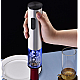 Tirbuson electric pentru sticle de vin cu dispozitiv inlaturare sigiliu Argintiu Tirbuson electric pentru sticle de vin cu dispozitiv inlaturare sigiliu Argintiu
