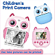 Aparat foto digital pentru copii cu 2 Camere - Spate si Frontala, Imprimare instantanee Aparat foto digital pentru copii cu 2 Camere - Spate si Frontala, Imprimare instantanee