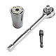 Set cheie tubulara cu clichet si ADAPTOR universal din otel inoxidabil 7-19mm Set cheie tubulara cu clichet si ADAPTOR universal din otel inoxidabil 7-19mm