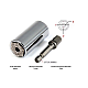Set cheie tubulara cu clichet si ADAPTOR universal din otel inoxidabil 7-19mm Set cheie tubulara cu clichet si ADAPTOR universal din otel inoxidabil 7-19mm