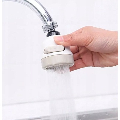 Cap de robinet pentru chiuveta 3 tipuri de jet ABS rotire 360 grade Cap de robinet pentru chiuveta 3 tipuri de jet ABS rotire 360 grade