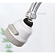 Cap de robinet pentru chiuveta 3 tipuri de jet ABS rotire 360 grade Cap de robinet pentru chiuveta 3 tipuri de jet ABS rotire 360 grade
