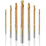 Set de 6 burghii AURII din Otel de la 3 la 8mm