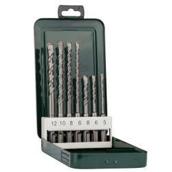 Set 7 Burghii pentru beton dimensiuni de la 5 la 12 mm Set 7 Burghii pentru beton dimensiuni de la 5 la 12 mm