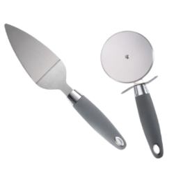 Set ustensile pentru pizza 2 piese otel inoxidabil Set ustensile pentru pizza 2 piese otel inoxidabil
