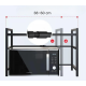 Raft extensibil pentru bucatarie polita ajustabila pe inaltime NEGRU Raft extensibil pentru bucatarie polita ajustabila pe inaltime NEGRU