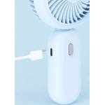 Ventilator de mana portabil cu display de mare viteza incarcare USB Ventilator de mana portabil cu display de mare viteza incarcare USB