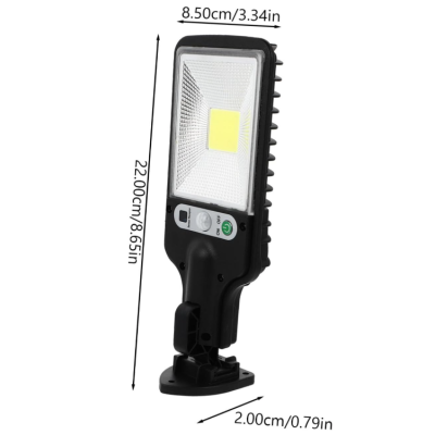 Mini proiector solar de gradina cu LED COB si senzor miscare OFF Mini proiector solar de gradina cu LED COB si senzor miscare OFF
