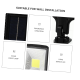 Mini proiector solar de gradina cu LED COB si senzor miscare OFF Mini proiector solar de gradina cu LED COB si senzor miscare OFF