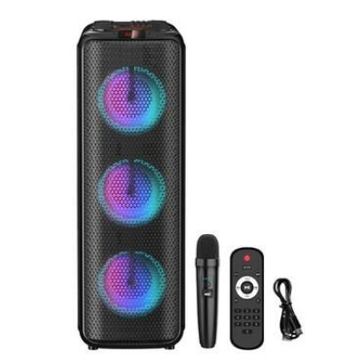 UB Boxa portabila Bluetooth de 3x8 inci ZQS 8303 cu microfon si telecomanda UB Boxa portabila Bluetooth de 3x8 inci ZQS 8303 cu microfon si telecomanda