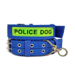 Zgarda (curea) pentru caini 80 cm fluorescenta POLICE DOG Zgarda (curea) pentru caini 80 cm fluorescenta POLICE DOG