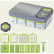 Set 6 in 1 pentru bucatarie Tocator si feliator multifunctional Set 6 in 1 pentru bucatarie Tocator si feliator multifunctional