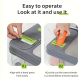 Set 6 in 1 pentru bucatarie Tocator si feliator multifunctional Set 6 in 1 pentru bucatarie Tocator si feliator multifunctional