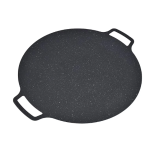 Plita Japoneza rotunda cu manere placa grill antiaderenta diametrul 28 cm Plita Japoneza rotunda cu manere placa grill antiaderenta diametrul 28 cm