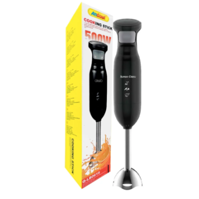 Blender de mana cu imersie de 500 W design ergonomic multifuncțional Q LB0619 Blender de mana cu imersie de 500 W design ergonomic multifuncțional Q LB0619