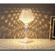 Lampa de masa decorativa LED tip cristal Andowl Q LED1633 transparenta Lampa de masa decorativa LED tip cristal Andowl Q LED1633 transparenta