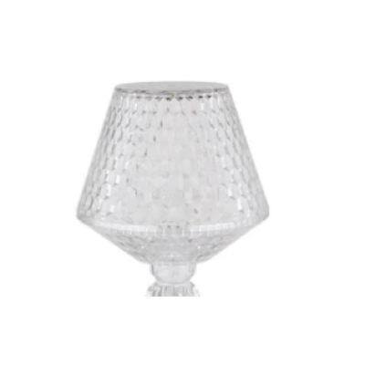 Lampa de masa decorativa LED tip cristal Andowl Q LED1633 transparenta Lampa de masa decorativa LED tip cristal Andowl Q LED1633 transparenta