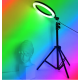 Lampa Circulara Profesionala LED Ring Light RGB 33cm Q MG33 Lampa Circulara Profesionala LED Ring Light RGB 33cm Q MG33
