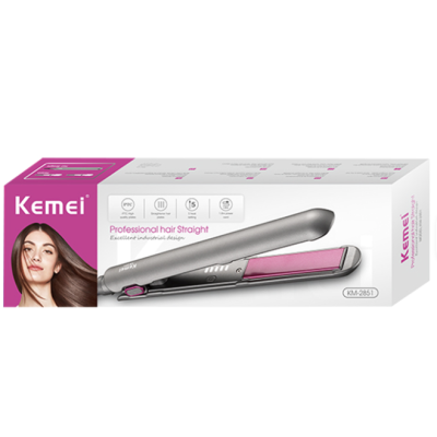 Placa profesionala pentru indreptat parul si bucle Kemei Km 2851 Placa profesionala pentru indreptat parul si bucle Kemei Km 2851