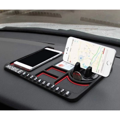 Suport telefon auto tip covoras antiderapant pad masina afisare numar telefon fixare pe bord Suport telefon auto tip covoras antiderapant pad masina afisare numar telefon fixare pe bord