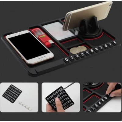 Suport telefon auto tip covoras antiderapant pad masina afisare numar telefon fixare pe bord Suport telefon auto tip covoras antiderapant pad masina afisare numar telefon fixare pe bord