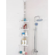 Etajera colt pentru baie si dus 4 rafturi inaltime reglabila montare pe colt pana la 320 cm Etajera colt pentru baie si dus 4 rafturi inaltime reglabila montare pe colt pana la 320 cm
