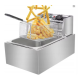 Friteuza electrica profesionala 6L putere 2500W carcasa din otel inoxidabi Friteuza electrica profesionala 6L putere 2500W carcasa din otel inoxidabi