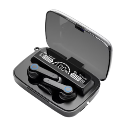 Casti wireless M19 cu cutie de incarcare si afisaj digital Compatibilitate universala bluetooth Casti wireless M19 cu cutie de incarcare si afisaj digital Compatibilitate universala bluetooth