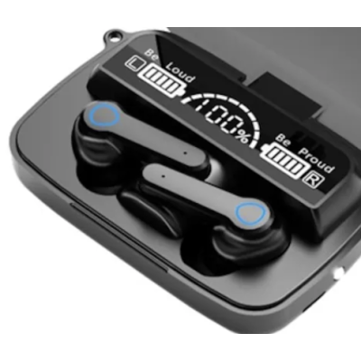 Casti wireless M19 cu cutie de incarcare si afisaj digital Compatibilitate universala bluetooth Casti wireless M19 cu cutie de incarcare si afisaj digital Compatibilitate universala bluetooth