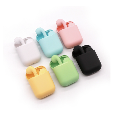 Casti Bluetooth Wireless i12 TWS Waterproof Touch Control 3D Sound colorate Casti Bluetooth Wireless i12 TWS Waterproof Touch Control 3D Sound colorate
