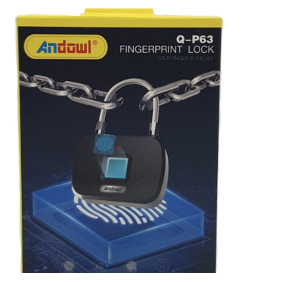Lacat profesional cu amprenta digitala Q P63 Lacat profesional cu amprenta digitala Q P63