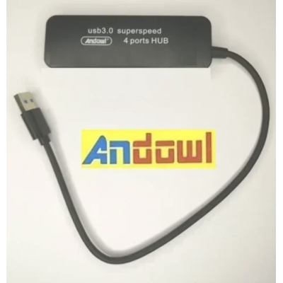 Multi HUB cu 4 USB Andowl Q HU302 negru Multi HUB cu 4 USB Andowl Q HU302 negru