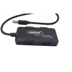 Multi HUB cu 4 USB Andowl Q HU302 negru Multi HUB cu 4 USB Andowl Q HU302 negru