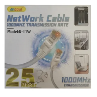 Cablu de retea internet 25m U/UTP Cat 5 Q T152 Andowl Cablu de retea internet 25m U/UTP Cat 5 Q T152 Andowl