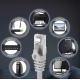 Cablu de retea internet 30m U/UTP Cat 5 Q T153 Andowl Cablu de retea internet 30m U/UTP Cat 5 Q T153 Andowl