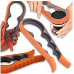 Set 2 Deschizatoare de capace multifunctionale 4 in 1 pentru borcane sticle
