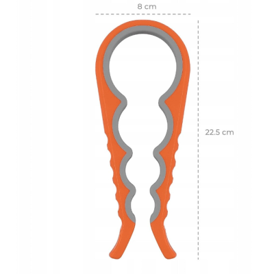 Set 2 Deschizatoare de capace multifunctionale 4 in 1 pentru borcane sticle