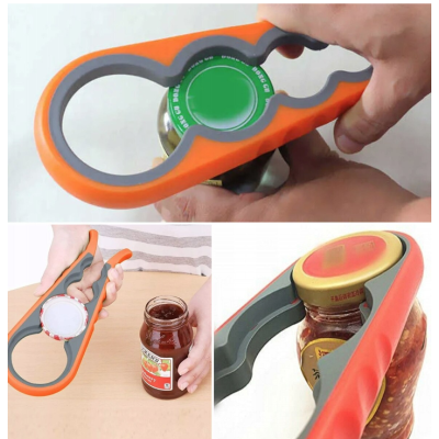 Set 2 Deschizatoare de capace multifunctionale 4 in 1 pentru borcane sticle